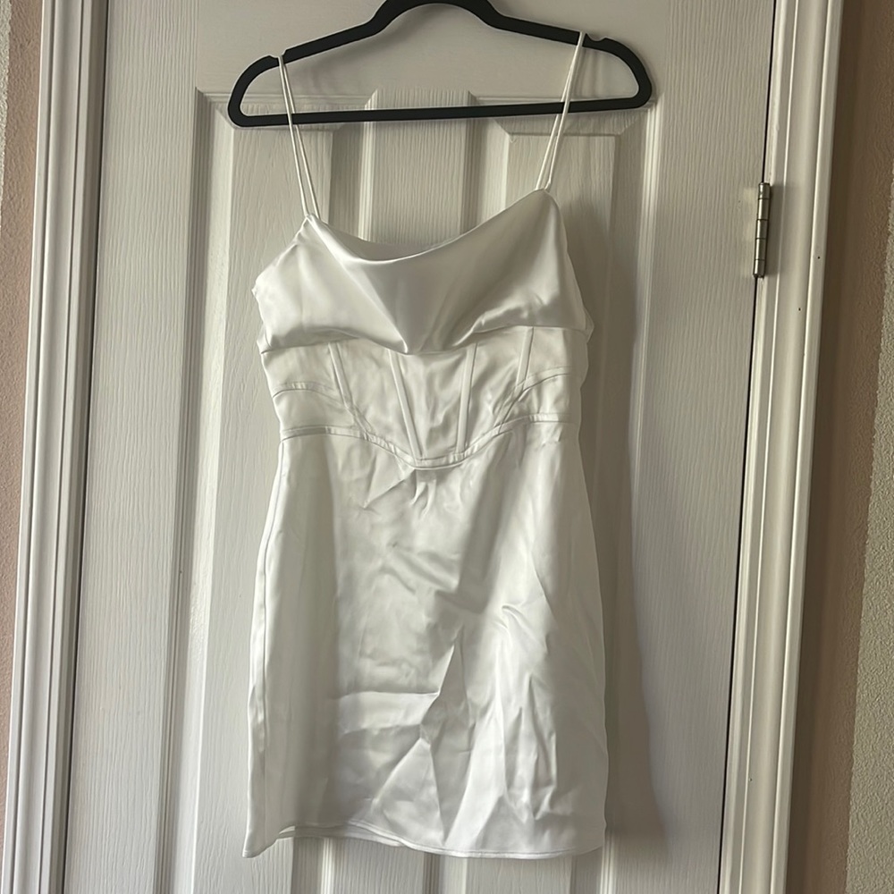 Zara white mini dress